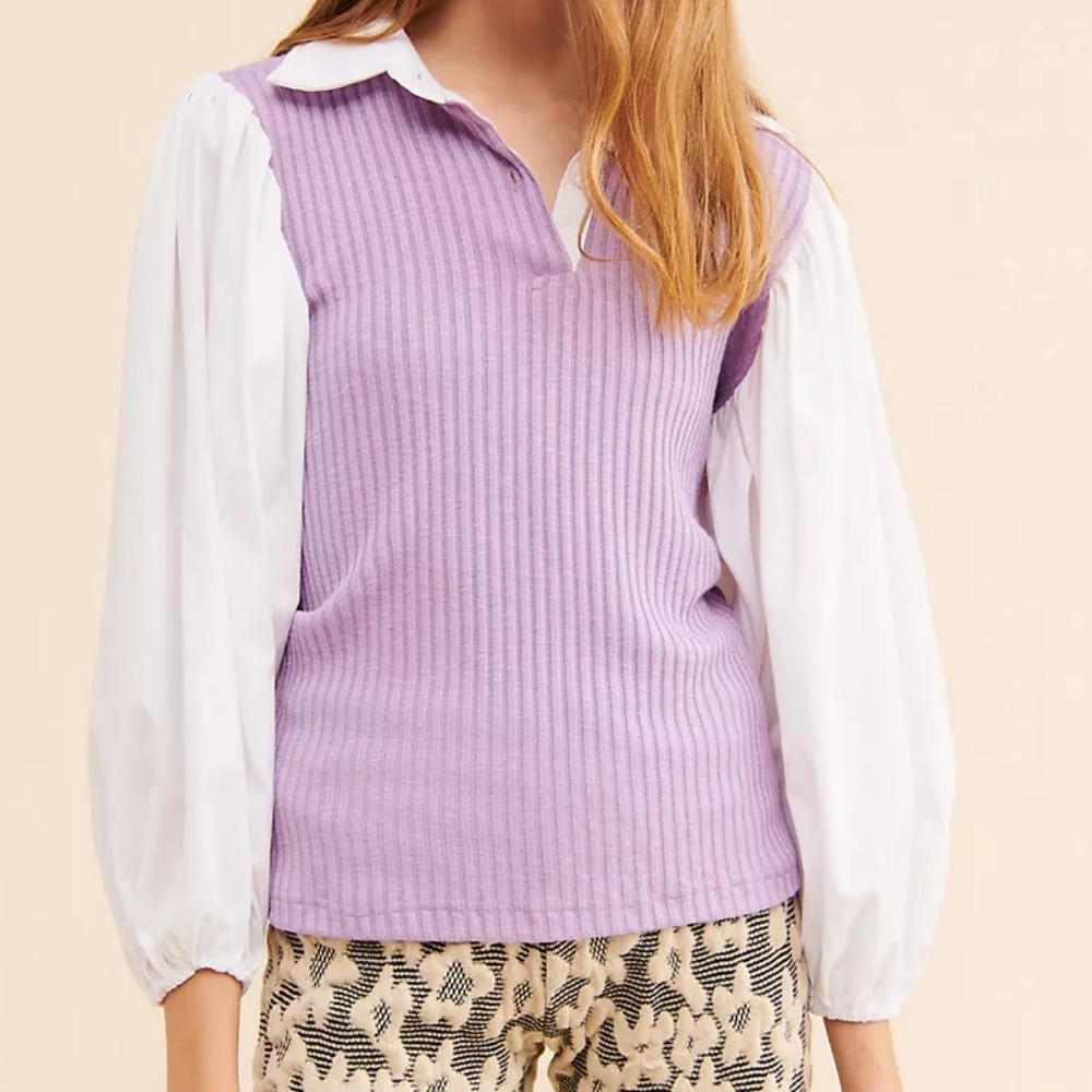 Anthropologie Margo Baridon Mer Knit Pullover